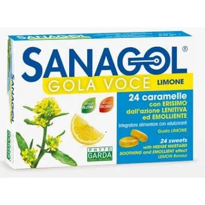 Sanagol lămâie fără zahăr gât 24 dulciuri — preț și oferte