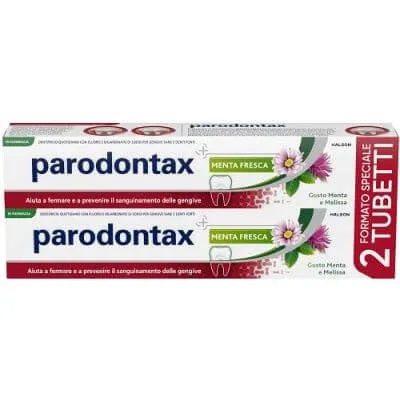 Parodontax bipack mentă proaspătă 2 x 75 ml — preț și oferte