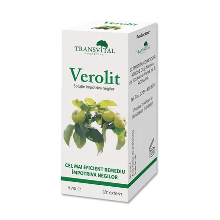 Verolit, 5 ml – solutie impotriva negilor si verucilor TRANSVITAL — preț și oferte