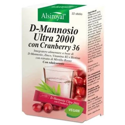 D mannose ultra 2000 merișor 10 sticks-uri — preț și oferte