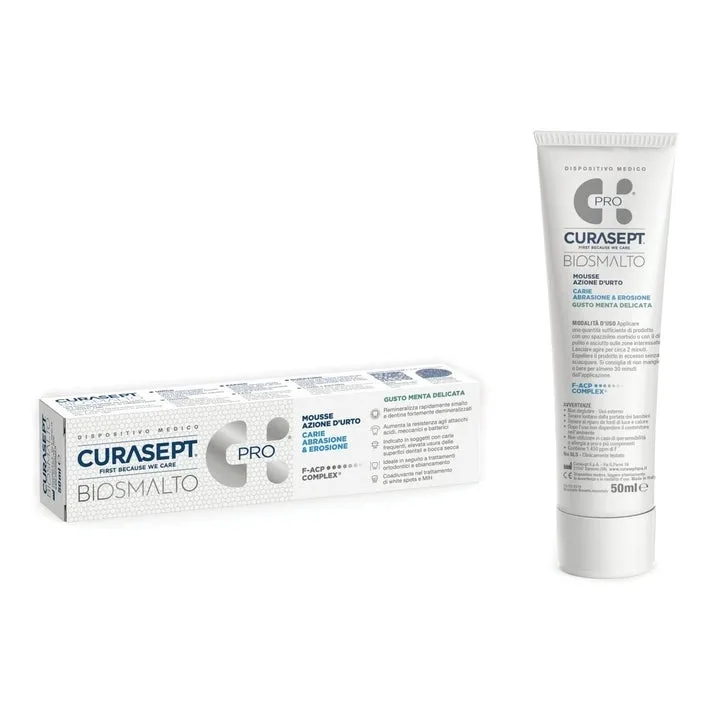 Mousse pentru Remineralizare Intensivă Biosmalto Caries, 50 ml, Curasept CURAPROX — preț și oferte