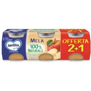 Măr omogenizat Mellin 3 bucăți 100 g