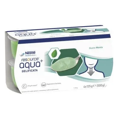 Resource aqua apă cu jeleu + ceașcă de mentă 6 4x125 g — preț și oferte