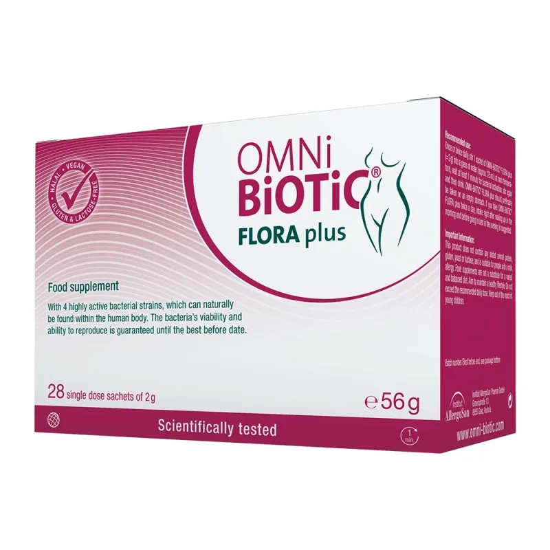 Omni Biotic Flora plus+, 28 pliculețe, Institut AllergoSan — preț și oferte