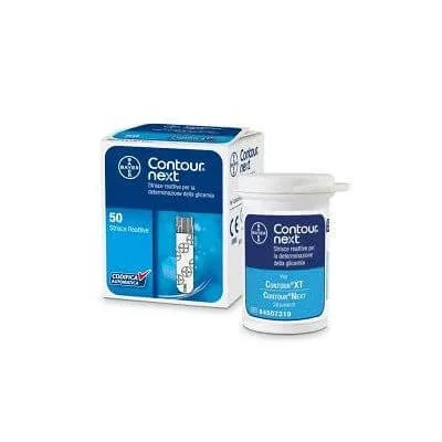 Benzi de măsurare a glicemiei Contour next 50 bucăți — preț și oferte