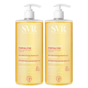 Pachet Ulei lavant pentru piele uscata si sensibila Topialyse, 2x1000 ml – SVR