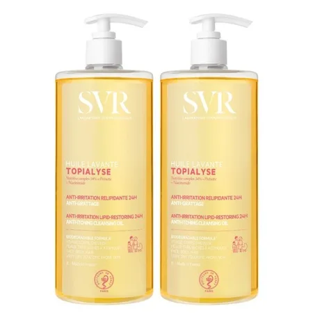Pachet Ulei lavant pentru piele uscata si sensibila Topialyse, 2x1000 ml – SVR — preț și oferte