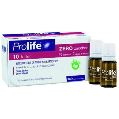 Prolife 10 miliarde fără zahăr 10 sticle de 8 ml — preț și oferte