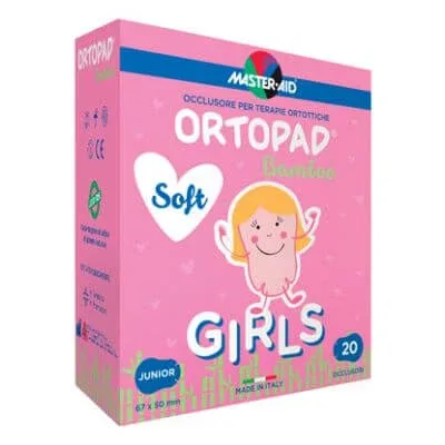 Plasture ochi ortoptic ortopad moale fete junior 20 bucăți — preț și oferte
