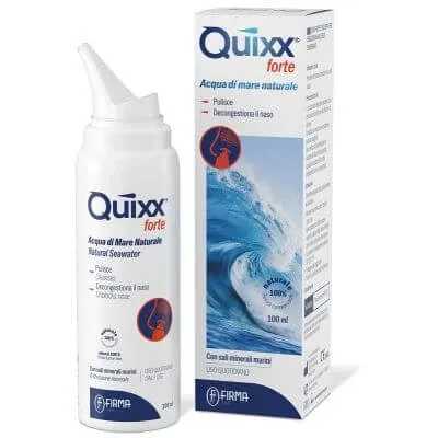 Soluție spray pentru irigare nazală quixx forte apă de mare hipertonică 100 ml — preț și oferte