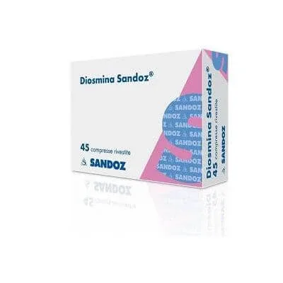 Diosmine sandoz 45 comprimate filmate — preț și oferte