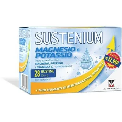 Sustenium magneziu potasiu 28 plicuri promo — preț și oferte