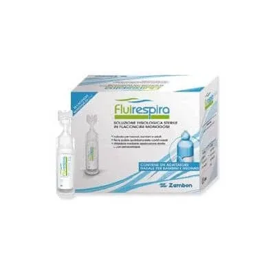 Fluirespira soluție fiziologică sterilă 30 flacoane doză unică 5ml — preț și oferte