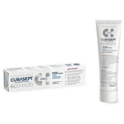 Curasept bio smalț mousse carii căpșuni 50 ml — preț și oferte