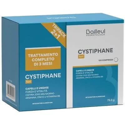 Cystiphane tripack 2+1 3 pachete de 120 comprimate — preț și oferte