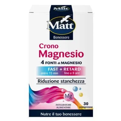 Matt chrono magneziu 30 comprimate — preț și oferte