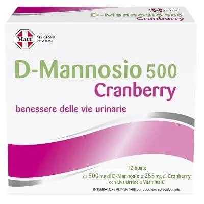 Matt division pharma d-mannose 500 merișor 12 pliculețe — preț și oferte