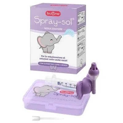 Kit spray-sol bun 5 bucăți 1 spray sol + 1 seringă luer lock 5 ml + 1 ac canulă + capac seringă elefant — preț și oferte