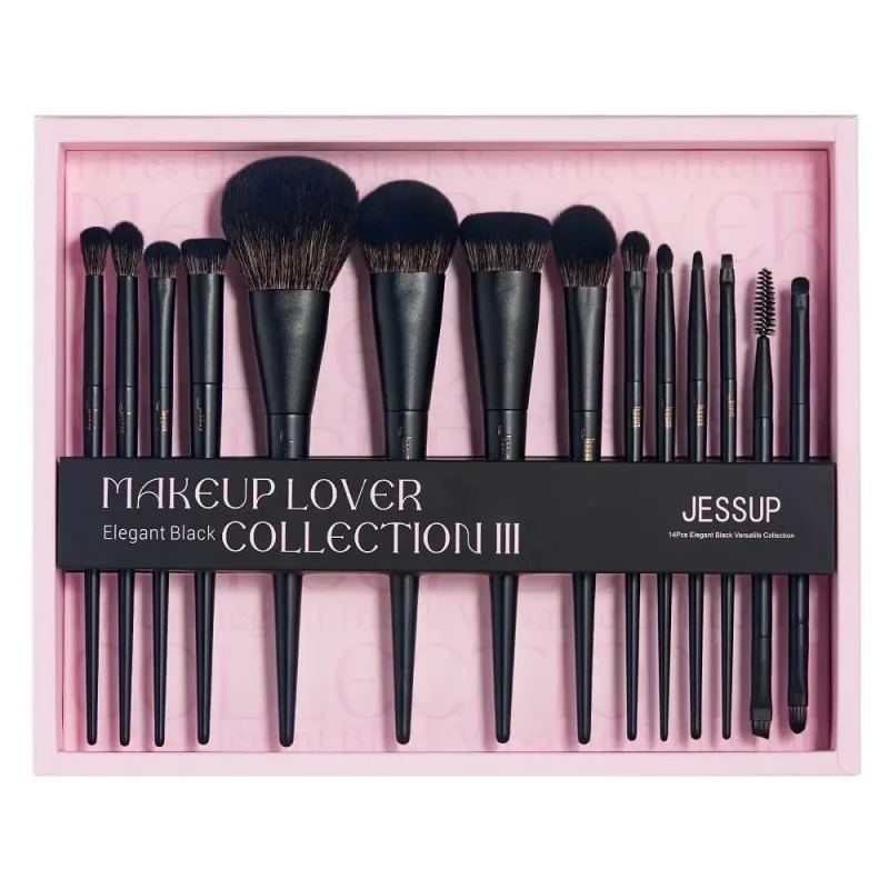 Jessup Matte Black Versatile Brush Collection Makeup Brush Set T336, 14 bucăți — preț și oferte