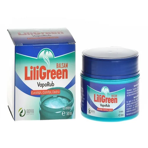 Liligreen vapoRub balsam x 50ml Adya GreenPharma — preț și oferte