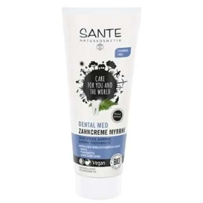 Sante Naturkosmetik Pastă de dinți cu smirnă fără fluorură 75Ml. — preț și oferte