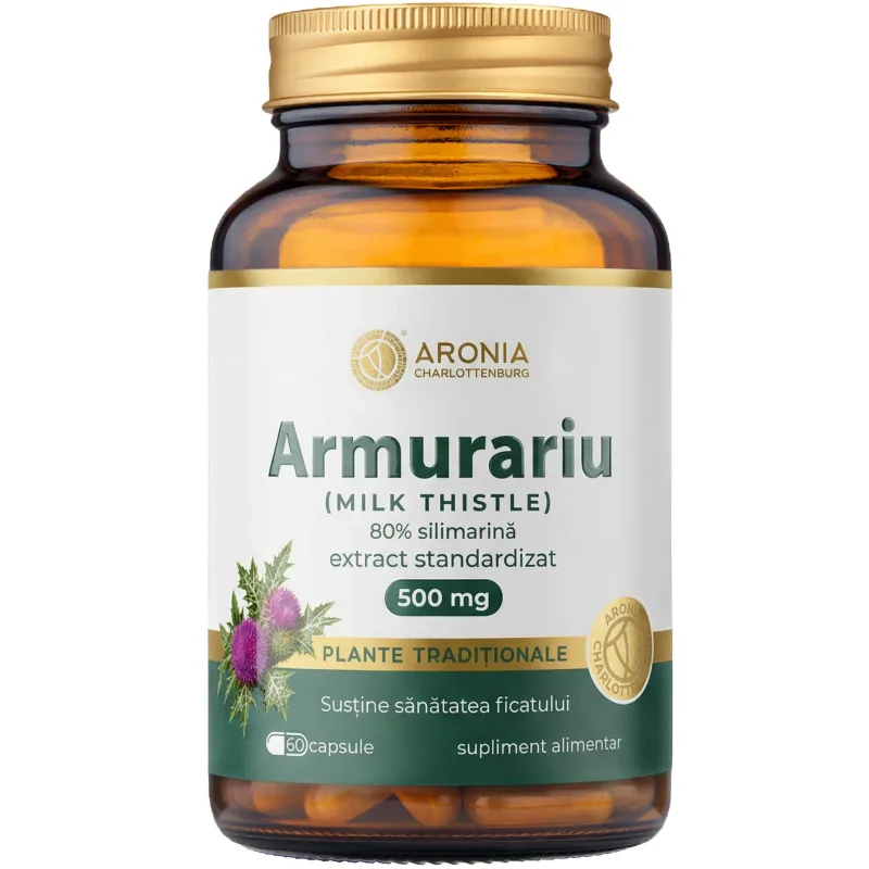 Armurariu 500 mg — 60 capsule cu extract concentrat din semințe de Armurariu, Aronia Aronia Charlottenburg — preț și oferte