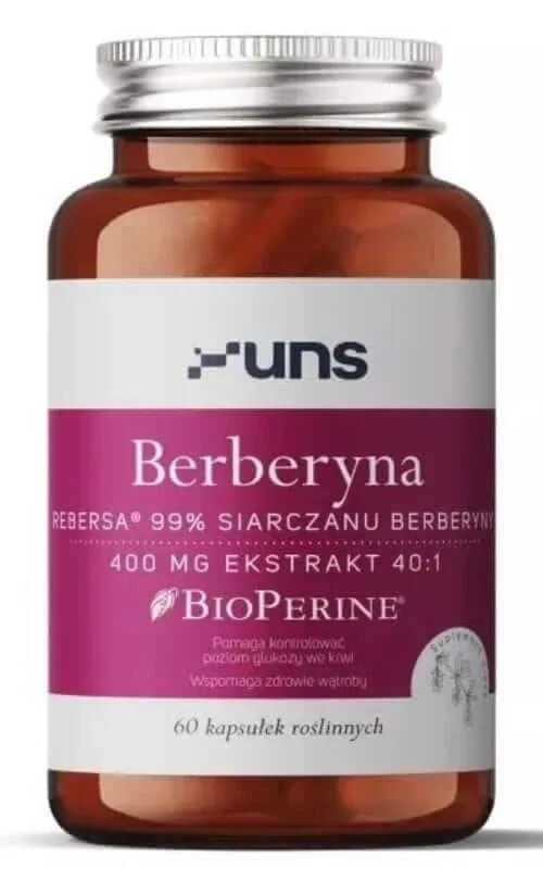 Berberină 400mg 60 capsule UNS — preț și oferte