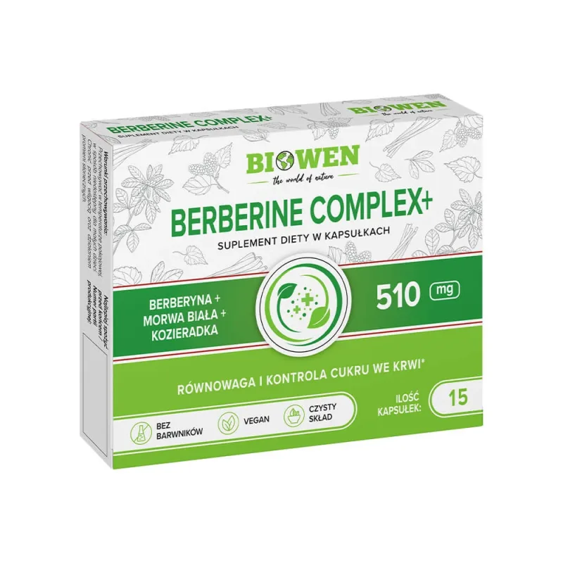 Biowen Berberine Complex+, 15 capsule — preț și oferte