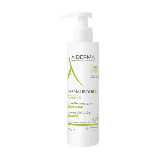Gel spumant anti-iritatii Dermalibour+Cica, 200 ml, Aderma A-DERMA — preț și oferte