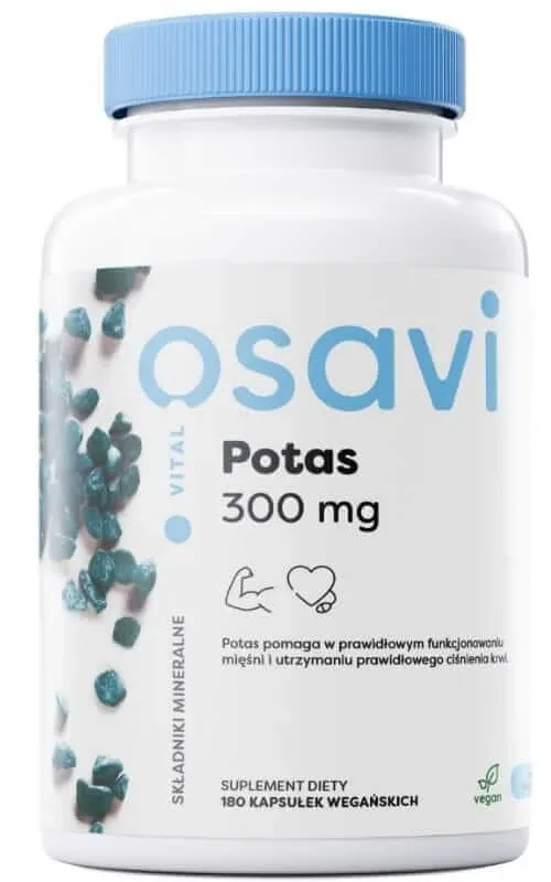 Osavi Citrat de potasiu 300 mg - 180 capsule — preț și oferte