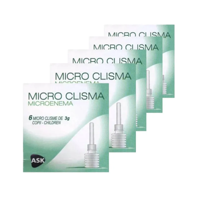 Micro clisma pentru copii, Microenema, 5x6 bucati, Amc Pharma Solutions — preț și oferte