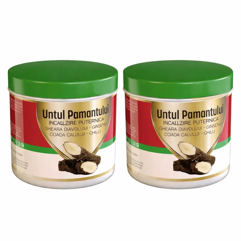 Gel de masaj cu încălzire puternică Untul Pământului, 2x275 ml, Praemium — preț și oferte