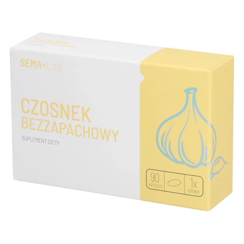 SEMA Lab Usturoi neparfumat, 90 capsule — preț și oferte