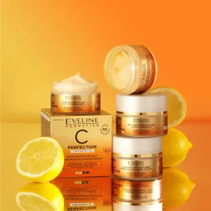 Eveline Cosmetics C-Perfection 60+, Cremă de lifting pentru întinerire activă a feței, zi și noapte, 50 ml