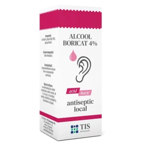 Alcool boricat 4%, 15 ml, Tis Farmaceutic