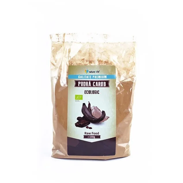 Pudra de carob Bio, 150 g, Nature4Life — preț și oferte