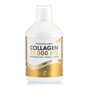 Colagen Hidrolizat Lichid Tip 1 şi 3 15 000 Mg + Acid Hialuronic 50 mg + Retinol 800 mcg, 500 ml, Swedish Nutra