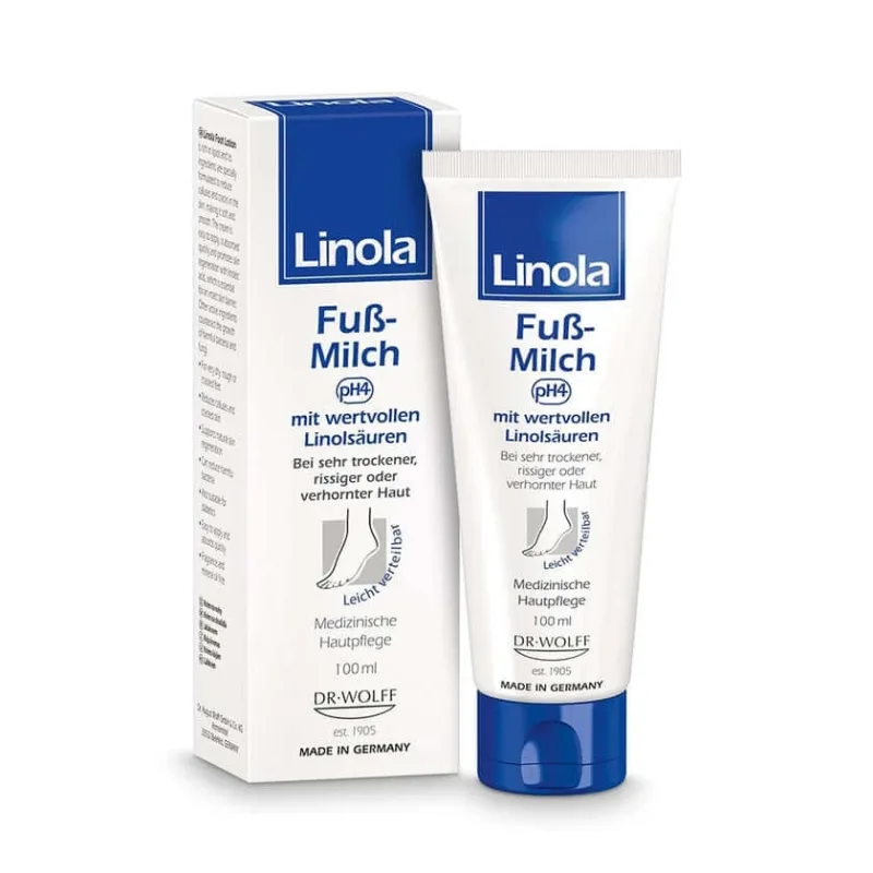 Linola Foot Milk - Cremă pentru picioare cu pH 4 100 ml — preț și oferte