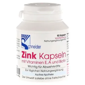 ZINC Capsule cu vitamina E.A.Biotin 90 Capsule