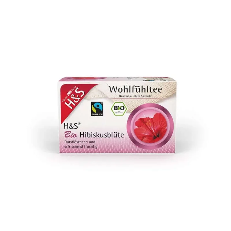 H&S Organic Hibiscus Flower Filter Bag 20X1,75 g — preț și oferte