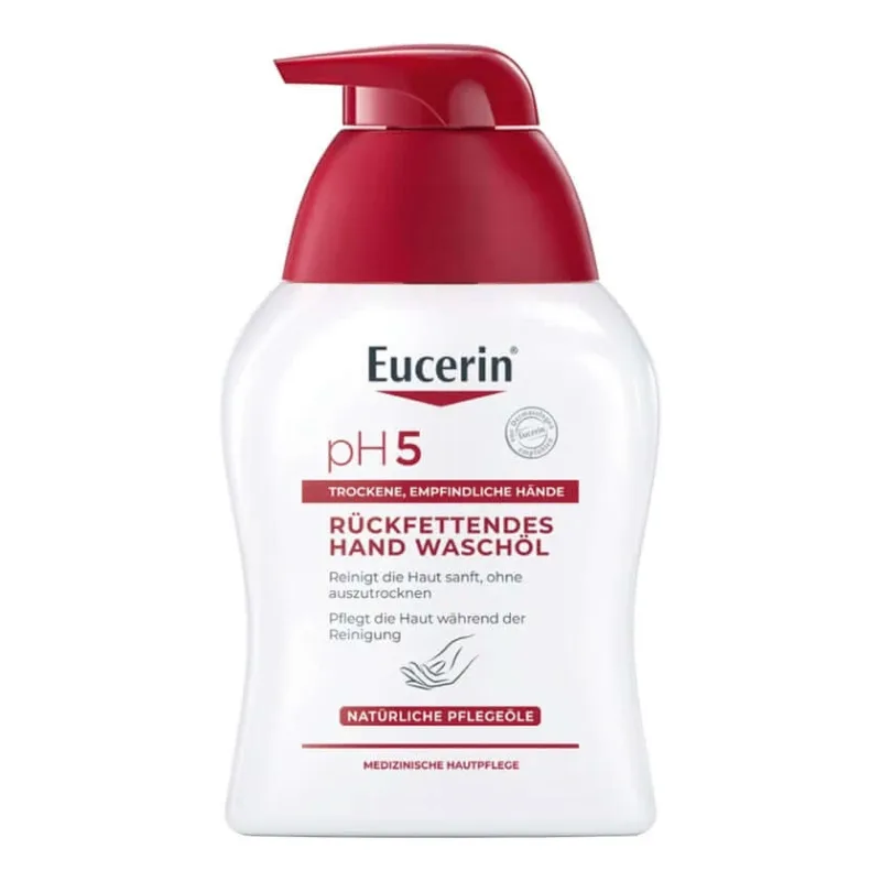 Eucerin pH5 Hand Wash Oil - Curăță delicat mâinile uscate 250 ml — preț și oferte