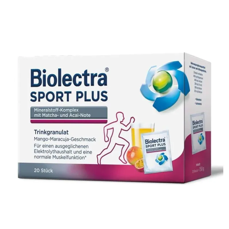 Biolectra Sport Plus Granule de băut 20 Capsule — preț și oferte