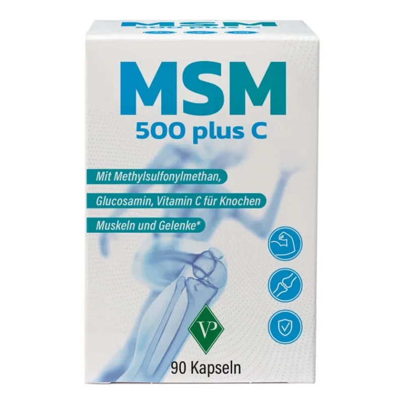 MSM 500 mg plus glucozamină + vitamina C 90 buc. — preț și oferte