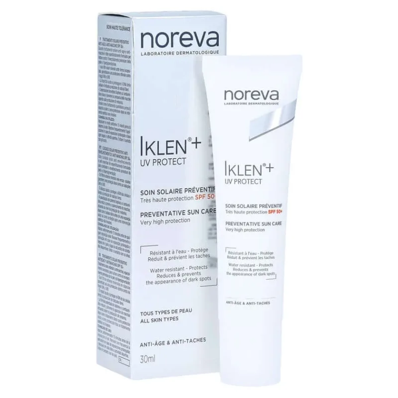 noreva IKLEN+ cremă de protecție solară SPF 50+ 30 ml — preț și oferte