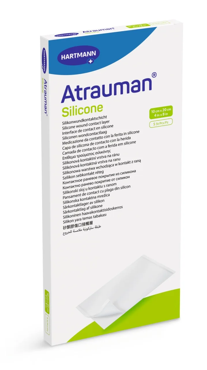 Pansament Atrauman Silicone 10 x 20 cm, 5 bucati – Hartmann — preț și oferte