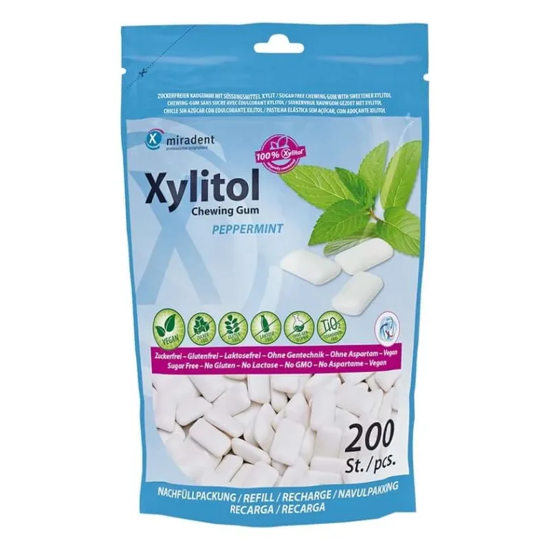 miradent Xylitol mentă 200 St — preț și oferte