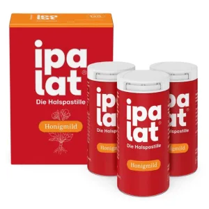 ipalat® Pastilă pentru gât miere ușoară 120 St