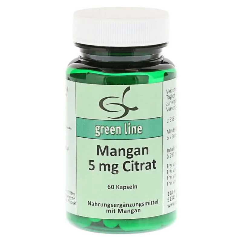 Mangan 5 mg citrat capsule 60 Capsule — preț și oferte