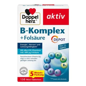Doppelherz B-Complex + Acid folic Tablete 150 Capsule