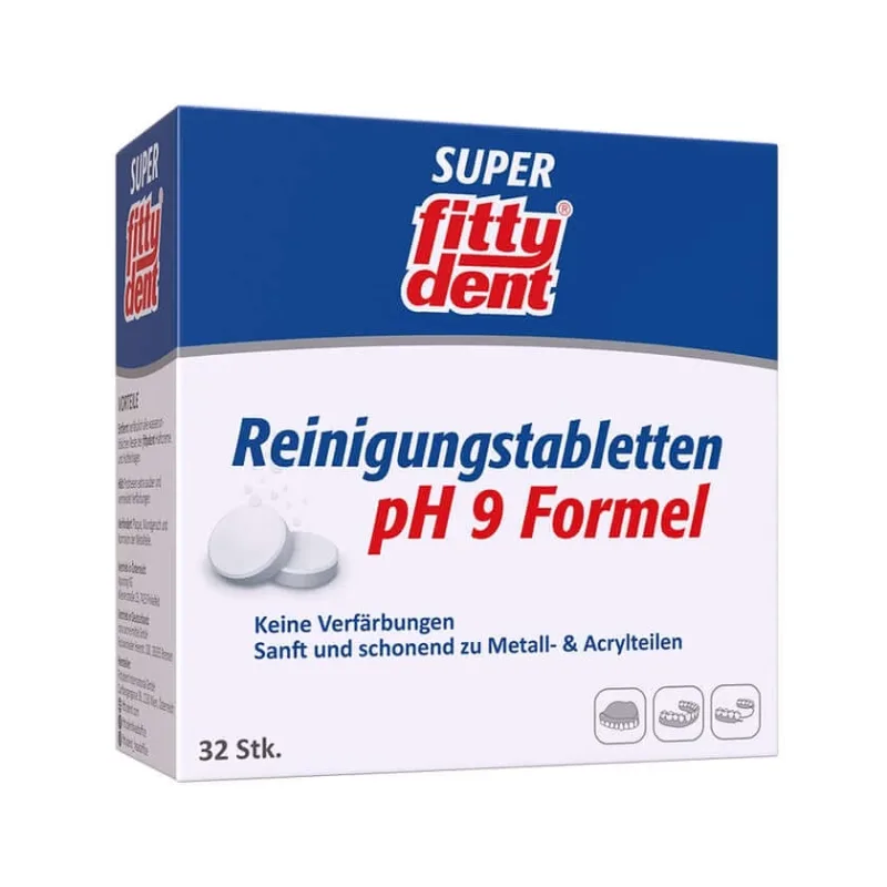 Fittydent Super Tablete de curățare 32 buc — preț și oferte